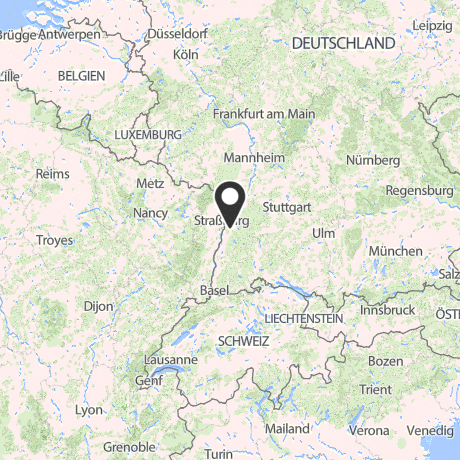 Veranstaltungsorte in Kartenansicht
